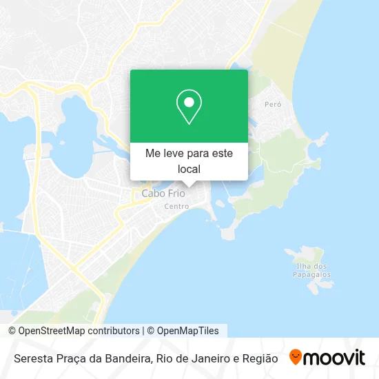 Seresta Praça da Bandeira mapa