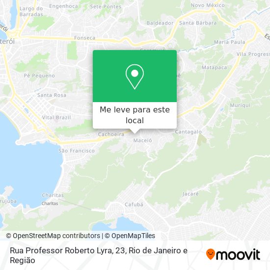 Rua Professor Roberto Lyra, 23 mapa
