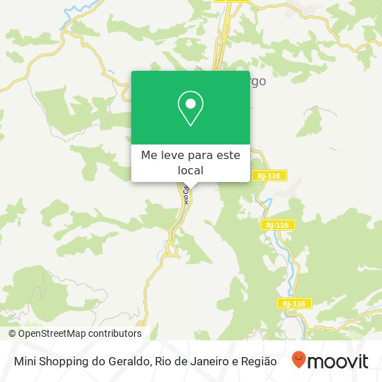 Mini Shopping do Geraldo mapa