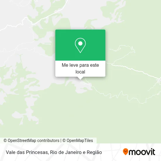 Vale das Princesas mapa