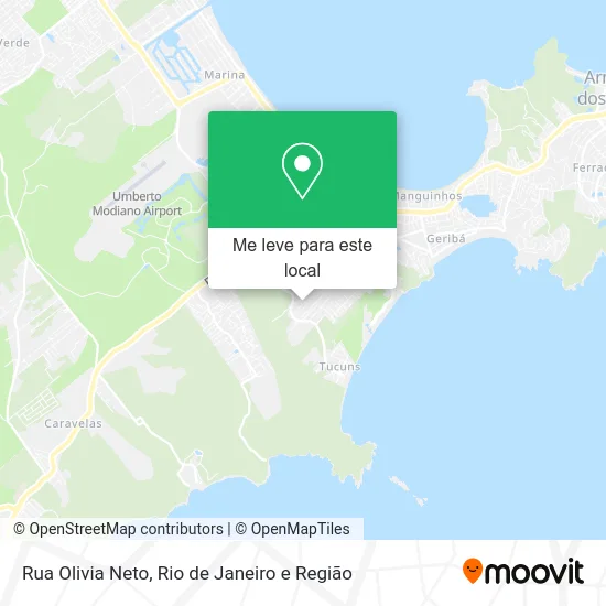 Rua Olivia Neto mapa