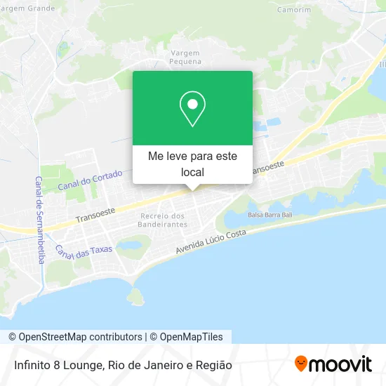 Infinito 8 Lounge mapa