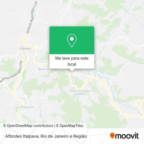 Afbndes Itaipava mapa