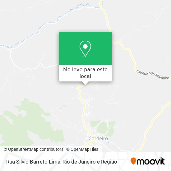 Rua Silvio Barreto Lima mapa