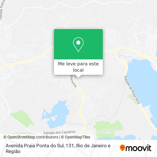 Avenida Praia Ponta do Sul, 131 mapa