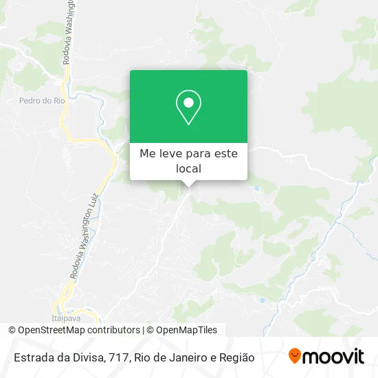 Estrada da Divisa, 717 mapa