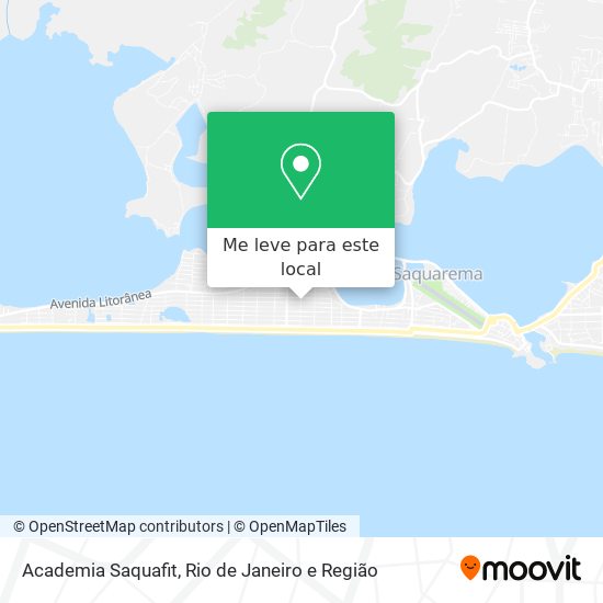 Academia Saquafit mapa