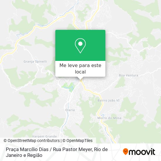 Praça Marcílio Dias / Rua Pastor Meyer mapa