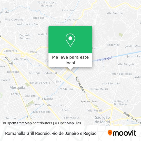 Romanella Grill Recreio mapa