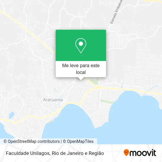 Faculdade Unilagos mapa