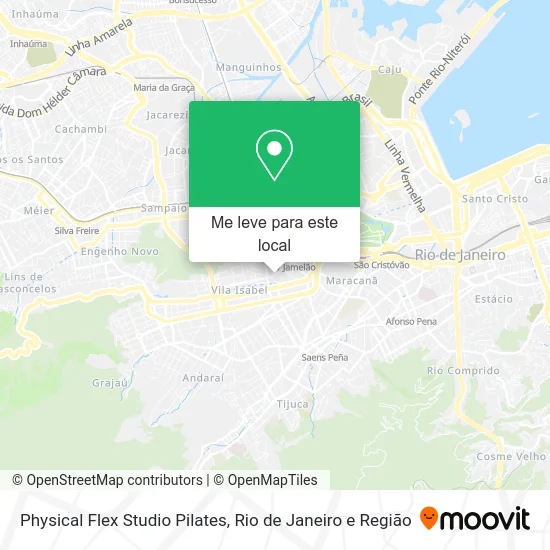Physical Flex Studio Pilates mapa