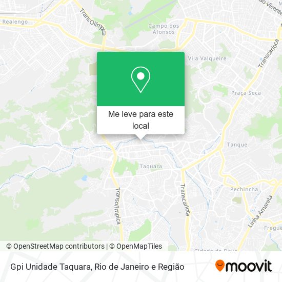 Gpi Unidade Taquara mapa