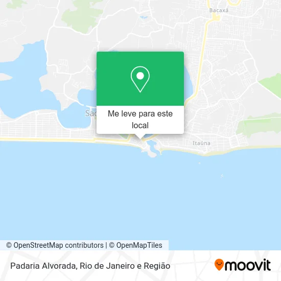 Padaria Alvorada mapa