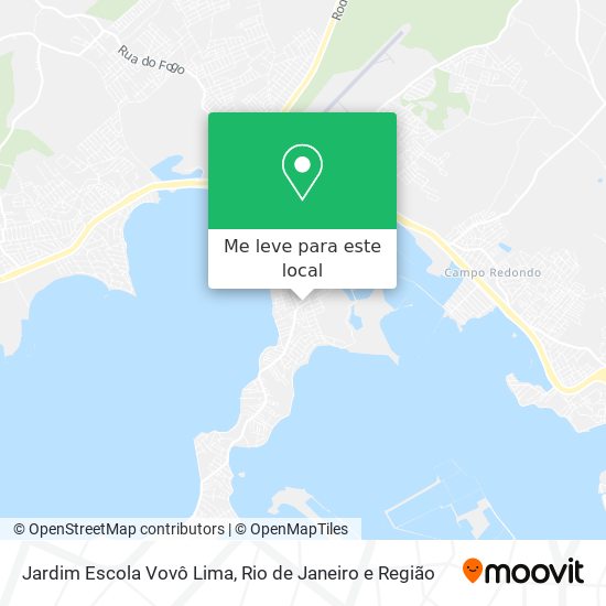 Jardim Escola Vovô Lima mapa
