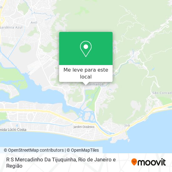 R S Mercadinho Da Tijuquinha mapa