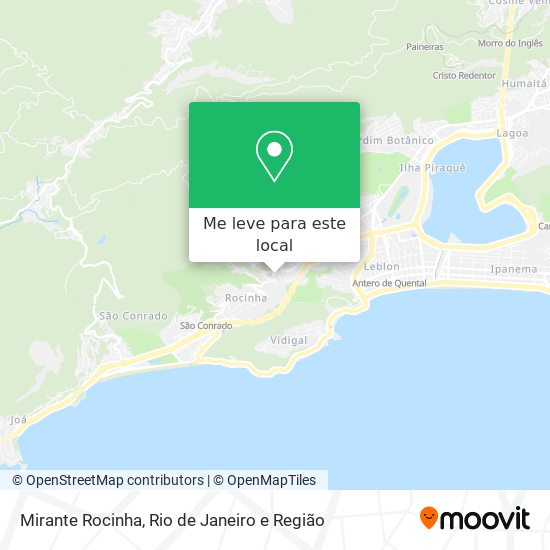 Mirante Rocinha mapa