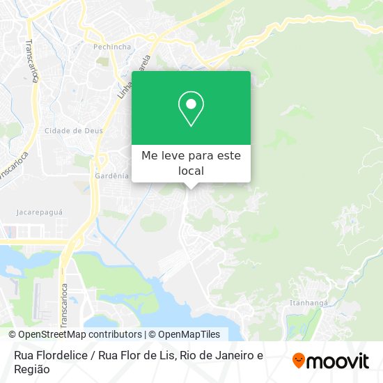 Rua Flordelice / Rua Flor de Lis mapa