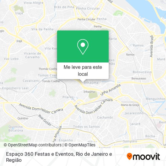 Espaço 360 Festas e Eventos mapa