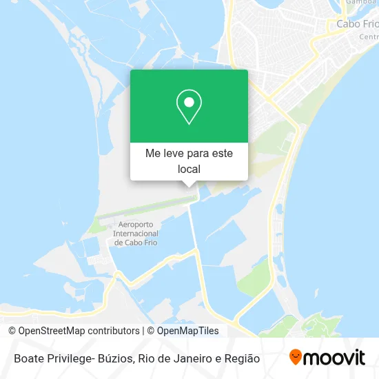 Boate Privilege- Búzios mapa