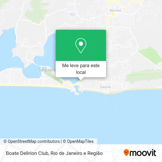 Boate Delirion Club mapa