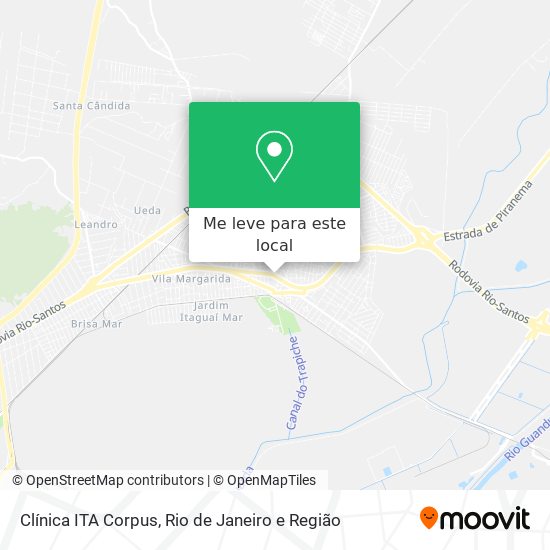 Clínica ITA Corpus mapa