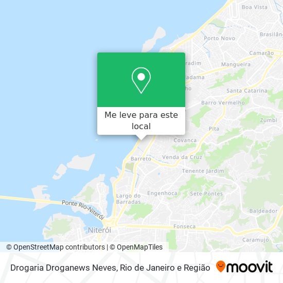 Drogaria Droganews Neves mapa