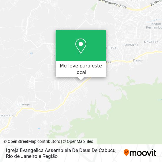 Igreja Evangelica Assembleia De Deus De Cabucu mapa
