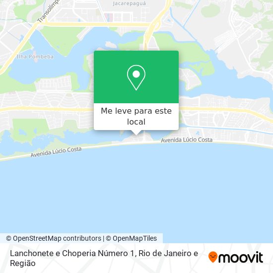 Lanchonete e Choperia Número 1 mapa