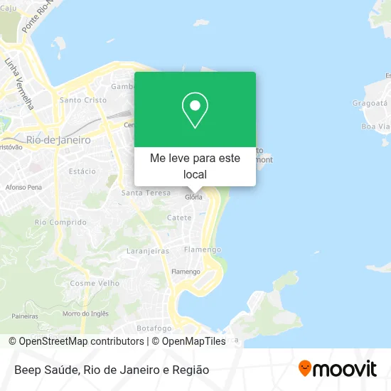 Beep Saúde mapa