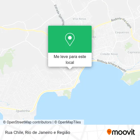 Rua Chile mapa
