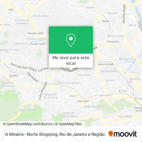 A Mineira - Norte Shopping mapa