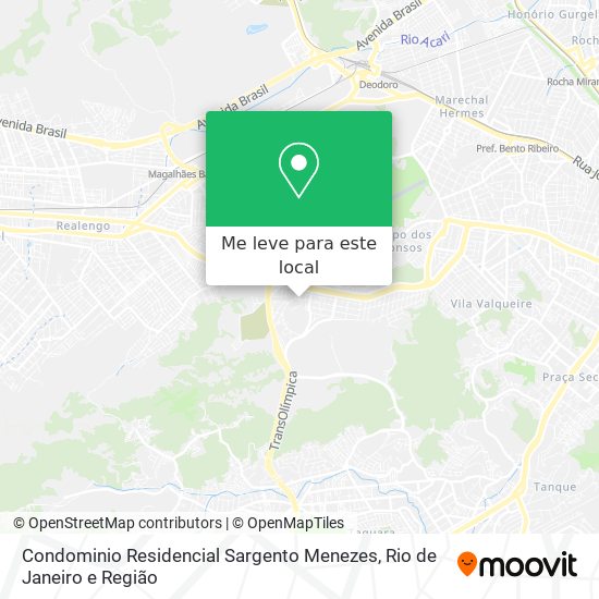 Condominio Residencial Sargento Menezes mapa