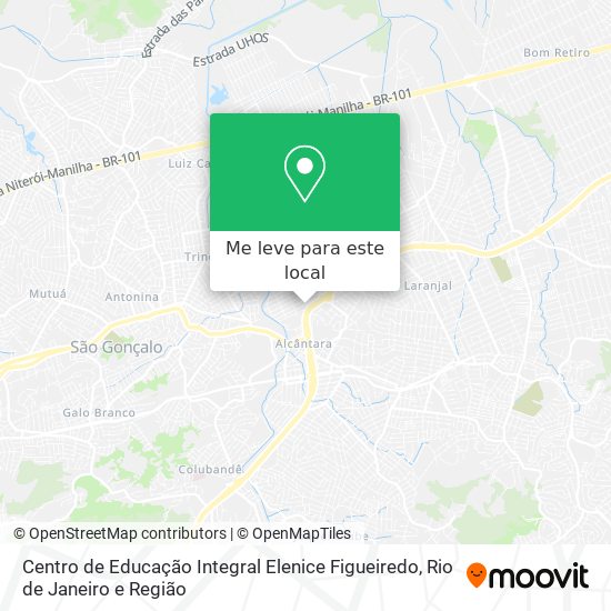 Centro de Educação Integral Elenice Figueiredo mapa