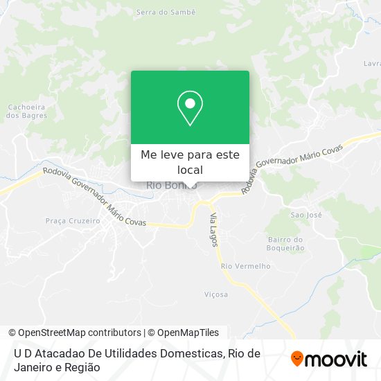 U D Atacadao De Utilidades Domesticas mapa