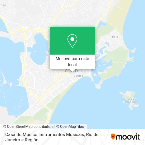 Casa do Musico Instrumentos Musicais mapa