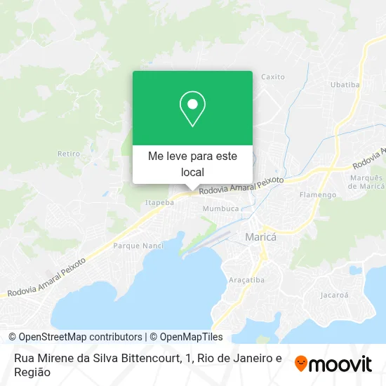 Rua Mirene da Silva Bittencourt, 1 mapa