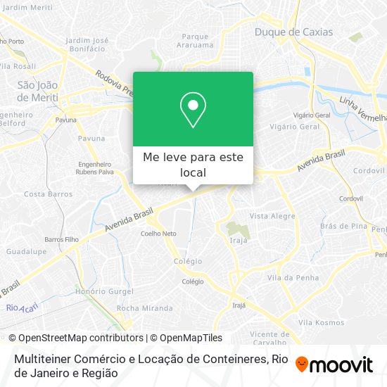 Multiteiner Comércio e Locação de Conteineres mapa