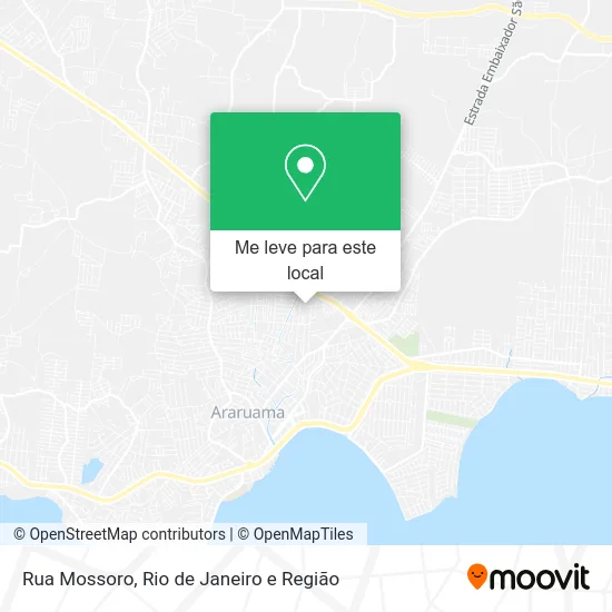 Rua Mossoro mapa