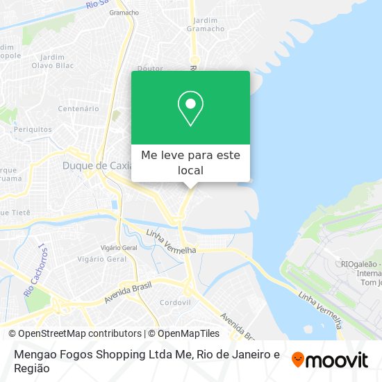 Mengao Fogos Shopping Ltda Me mapa