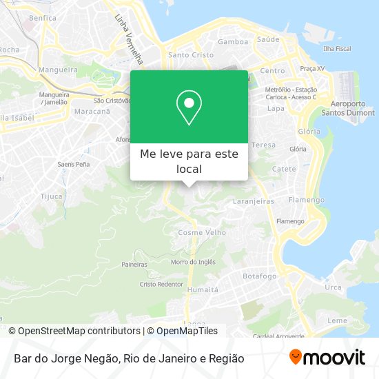 Bar do Jorge Negão mapa