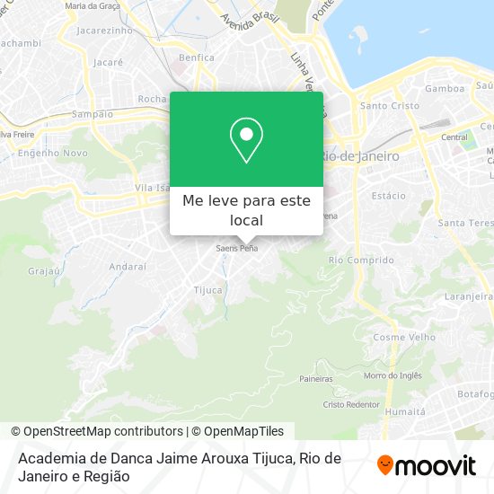 Academia de Danca Jaime Arouxa Tijuca mapa