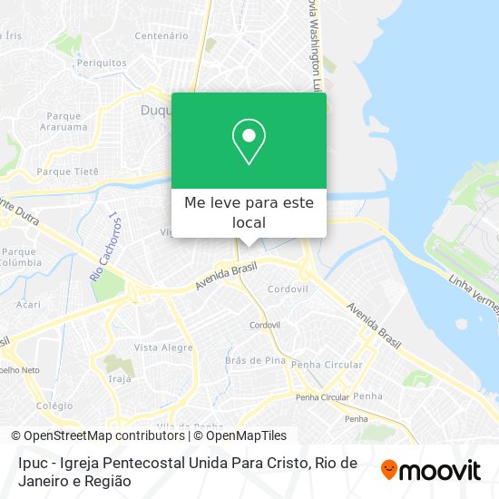 Ipuc - Igreja Pentecostal Unida Para Cristo mapa