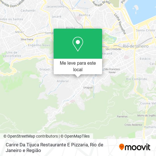 Carire Da Tijuca Restaurante E Pizzaria mapa