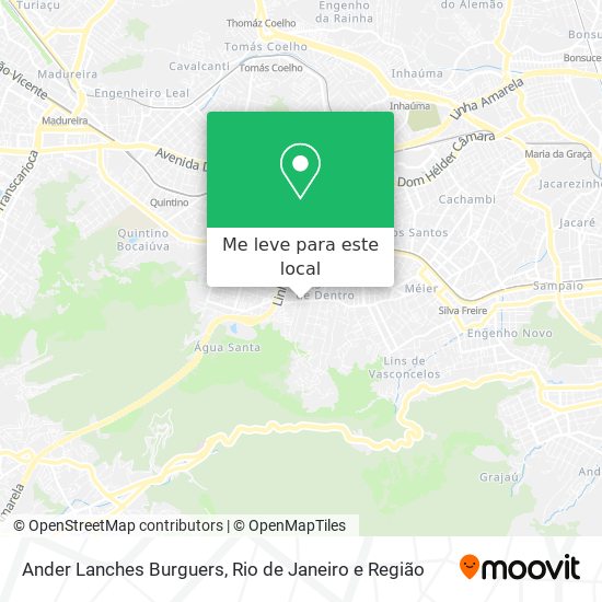 Ander Lanches Burguers mapa