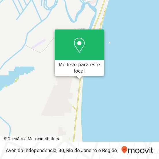 Avenida Independência, 80 mapa