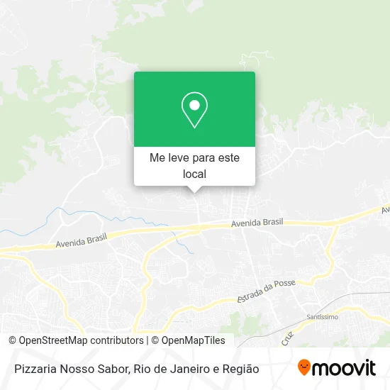 Pizzaria Nosso Sabor mapa