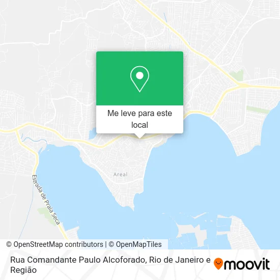 Rua Comandante Paulo Alcoforado mapa