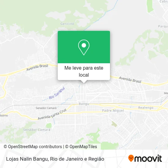Lojas Nalin Bangu mapa