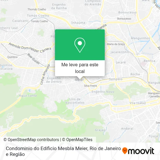 Condominio do Edificio Mesbla Meier mapa