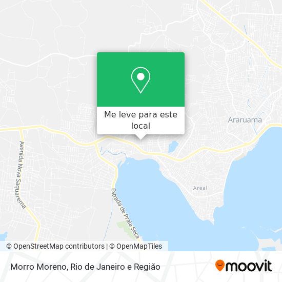 Morro Moreno mapa